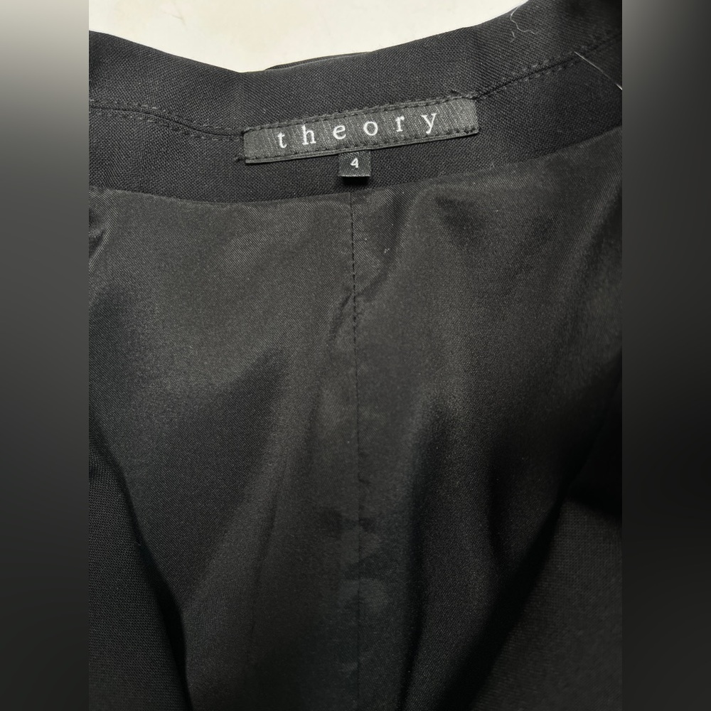 Theory Wool Pleated Back Jacket - image 5